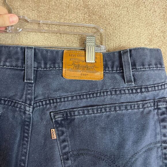Levi's Signature 540 Jeans Mens 42 x 36 Blue Relaxed Fit Orange Tab Vintage USA - Picture 7 of 11